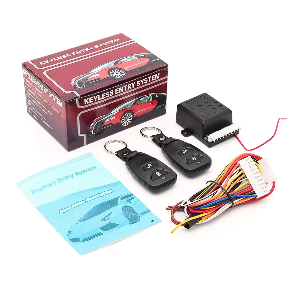 12V Universal Car Keyless Entry System Auto Remote Central Door Lock Kit with 2 Remote Control
12V Universal Car Keyless Entry System Auto Remote Central Door Lock Kit with 2 Remote Control