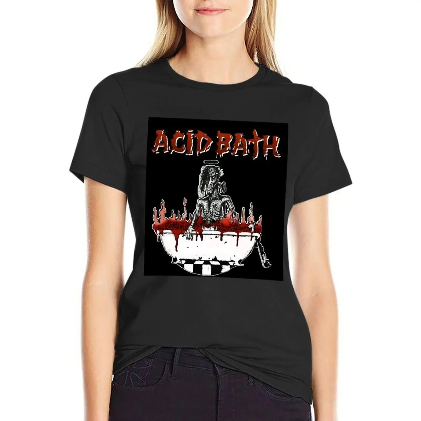 Acid Bath Demos cover art T-Shirt shirts graphic tees animal prinfor female t-shirt dress for Women plus size
Acid Bath Demos cover art T-Shirt shirts graphic tees animal prinfor female t-shirt dress for Women plus size