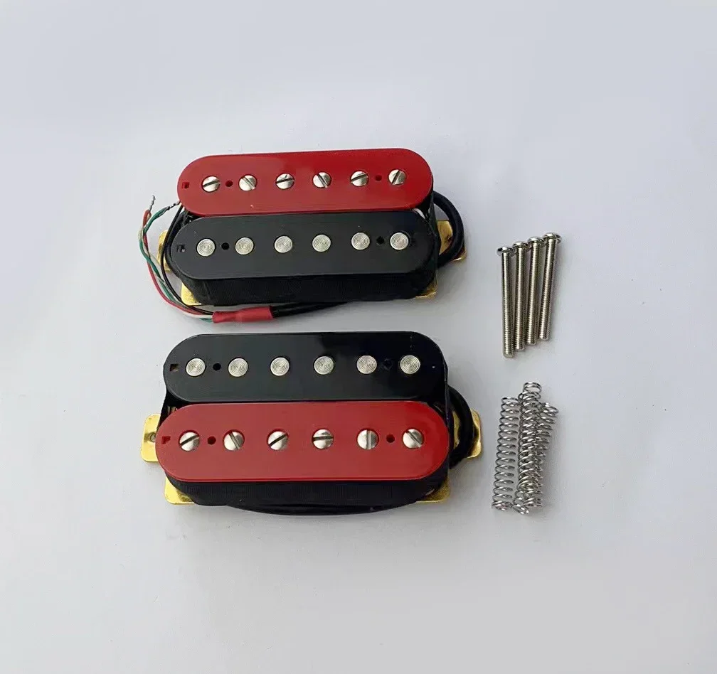 Electric Guitar Double Coil Pickup Set Ceramic Magnet Black Red Dual LP Compatible Guitar Equipment Accessory
Electric Guitar Double Coil Pickup Set Ceramic Magnet Black Red Dual LP Compatible Guitar Equipment Accessory
