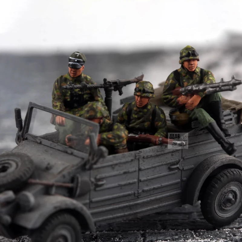 Масштаб 1/72, немецкая солдатская смола (набор из четырех предметов), подходит для моделей автомобилей и вертолетов, коллекционные декоративные сцены
Масштаб 1/72, немецкая солдатская смола (набор из четырех предметов), подходит для моделей автомобилей и вертолетов, коллекционные декоративные сцены