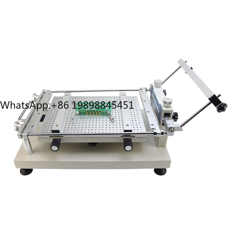 PTR-C300 High Precision Frameless SMT Stencil Printer Manual Mini Small High Precision Solder Paste Stencil Printer
PTR-C300 High Precision Frameless SMT Stencil Printer Manual Mini Small High Precision Solder Paste Stencil Printer