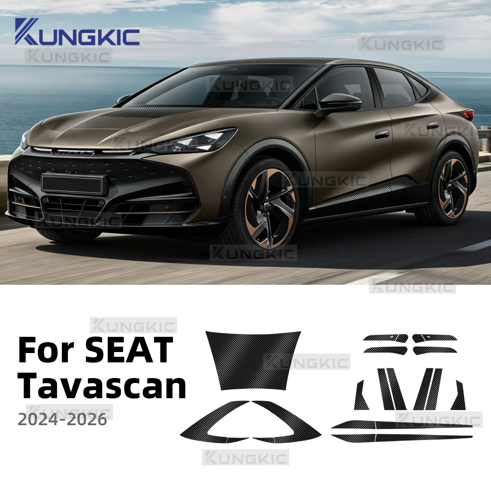 For Seat Tavascan 2024 2025 2026 Car Engine Door Handle B C Pillar Protective Film PPF TPU Glossy Carbon Texture Refit Sticker
For Seat Tavascan 2024 2025 2026 Car Engine Door Handle B C Pillar Protective Film PPF TPU Glossy Carbon Texture Refit Sticker
