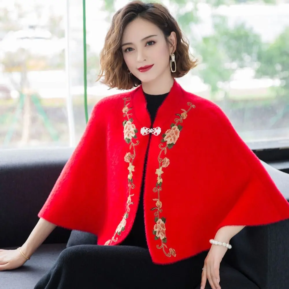 Imitation Mink Fur Embroidered Shawl Thicken Luxury Short Sweater Shawl Elegant Autumn Winter Cardigan Jacket
Imitation Mink Fur Embroidered Shawl Thicken Luxury Short Sweater Shawl Elegant Autumn Winter Cardigan Jacket