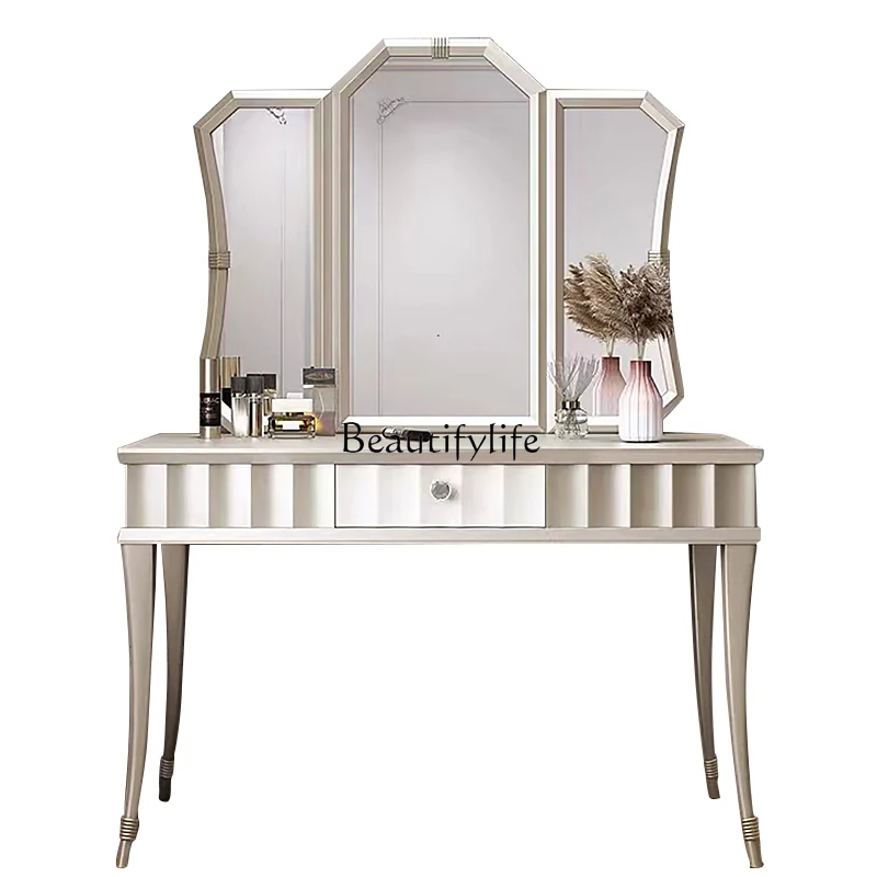 French Romantic Star City Solid Wood Furniture Light Luxury Makeup Table Simple Makeup Stool
French Romantic Star City Solid Wood Furniture Light Luxury Makeup Table Simple Makeup Stool