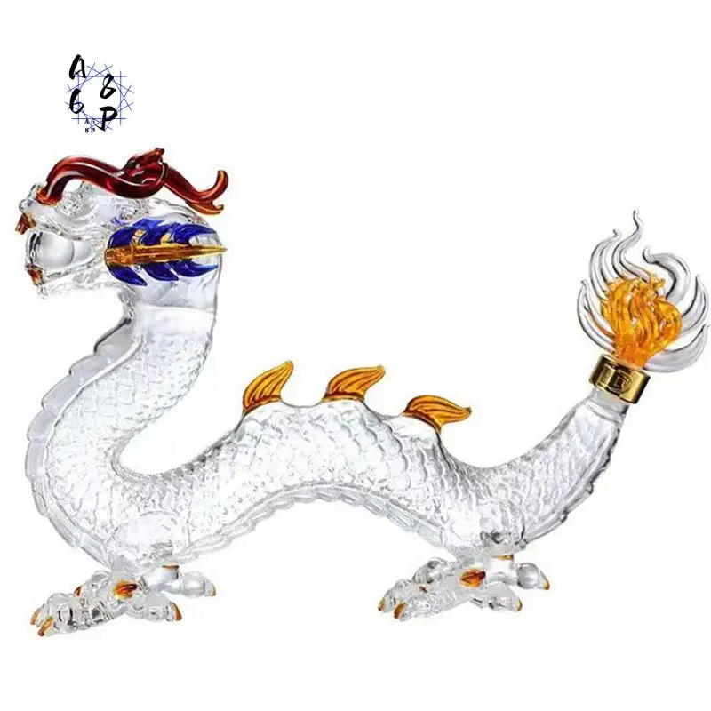 A68P-Wine Bottle Oriental Dragon-Glass Whisky Bottle Handmade Festival Table Decoration Wine Decanter Art Statue
A68P-Wine Bottle Oriental Dragon-Glass Whisky Bottle Handmade Festival Table Decoration Wine Decanter Art Statue