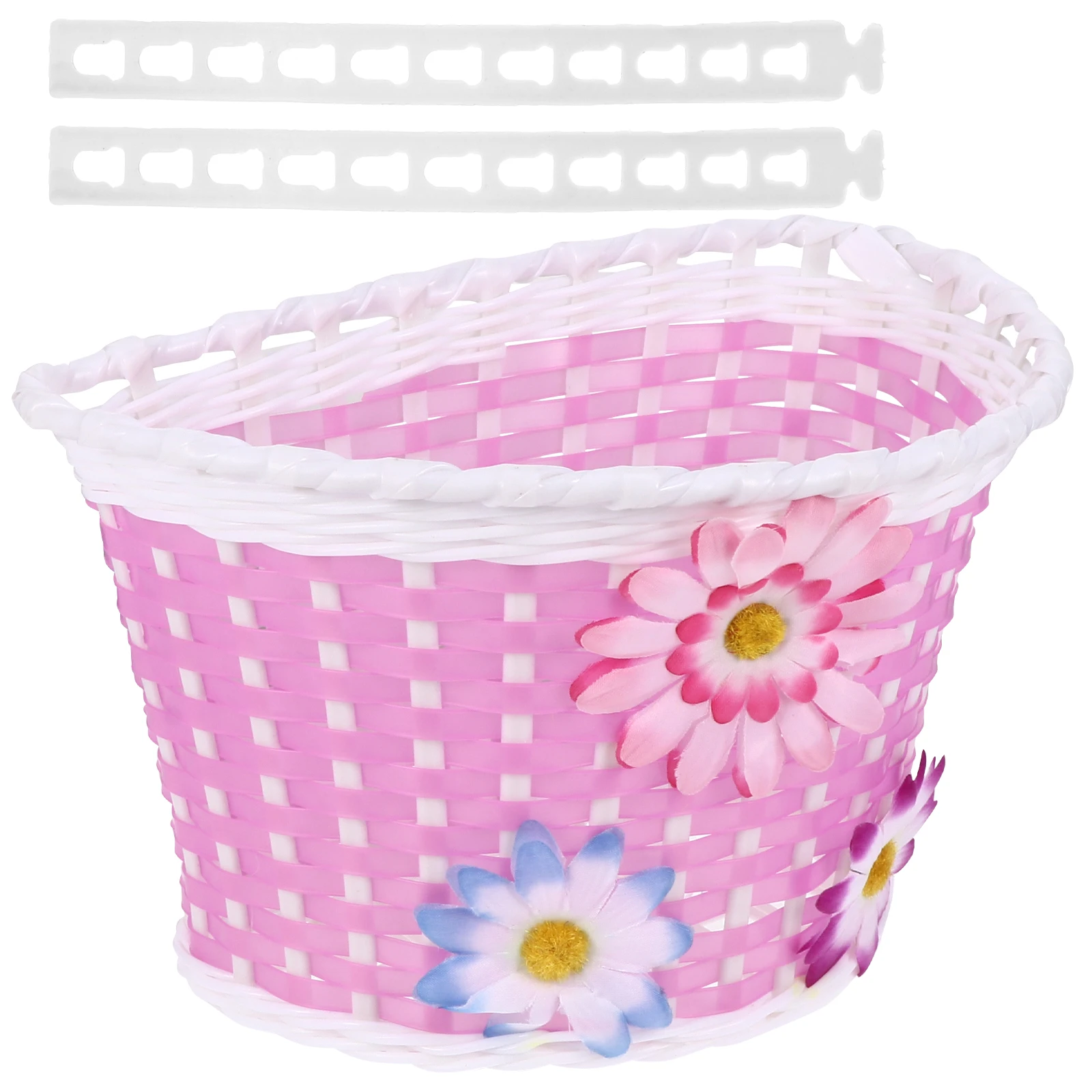 Children Bicycle Basket Pink Flowers Handmade Storage Front Detachable Kids Cycling Toy Cup Scooter Micro Kick Adventure
Children Bicycle Basket Pink Flowers Handmade Storage Front Detachable Kids Cycling Toy Cup Scooter Micro Kick Adventure