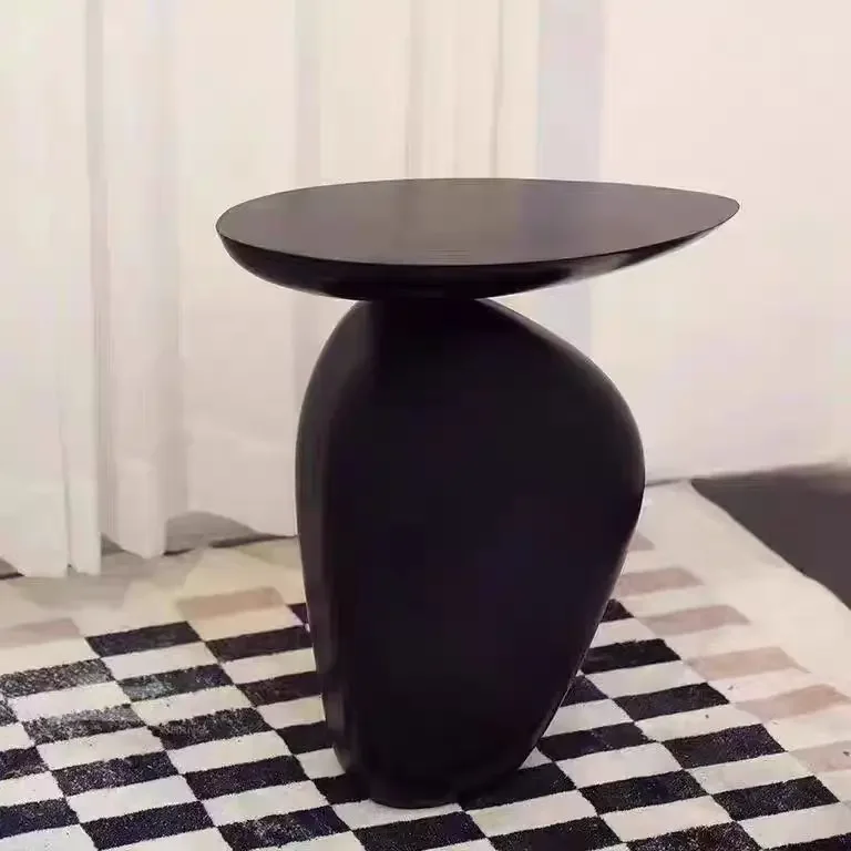 Wabi-**** black pebble edge few retro style creative sofa side guest bedroom home glass
Wabi-**** black pebble edge few retro style creative sofa side guest bedroom home glass