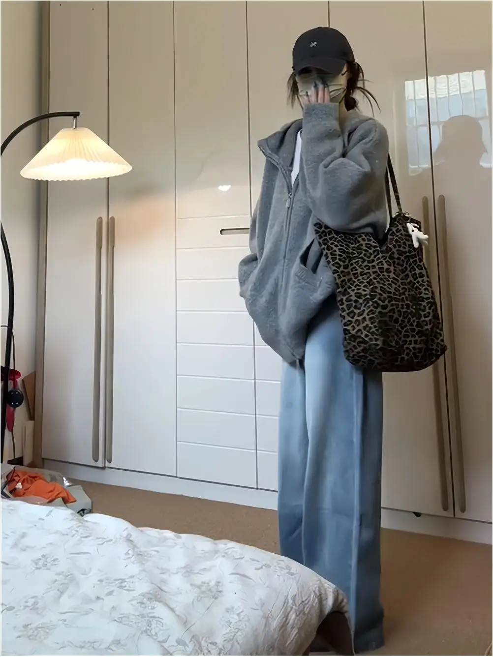 Gray Hoodie Knitwear Women's Loose Casual Korean Style Long Sleeve Warm Polyester Fiber Zipper Closure Daily Wear Top
Gray Hoodie Knitwear Women's Loose Casual Korean Style Long Sleeve Warm Polyester Fiber Zipper Closure Daily Wear Top