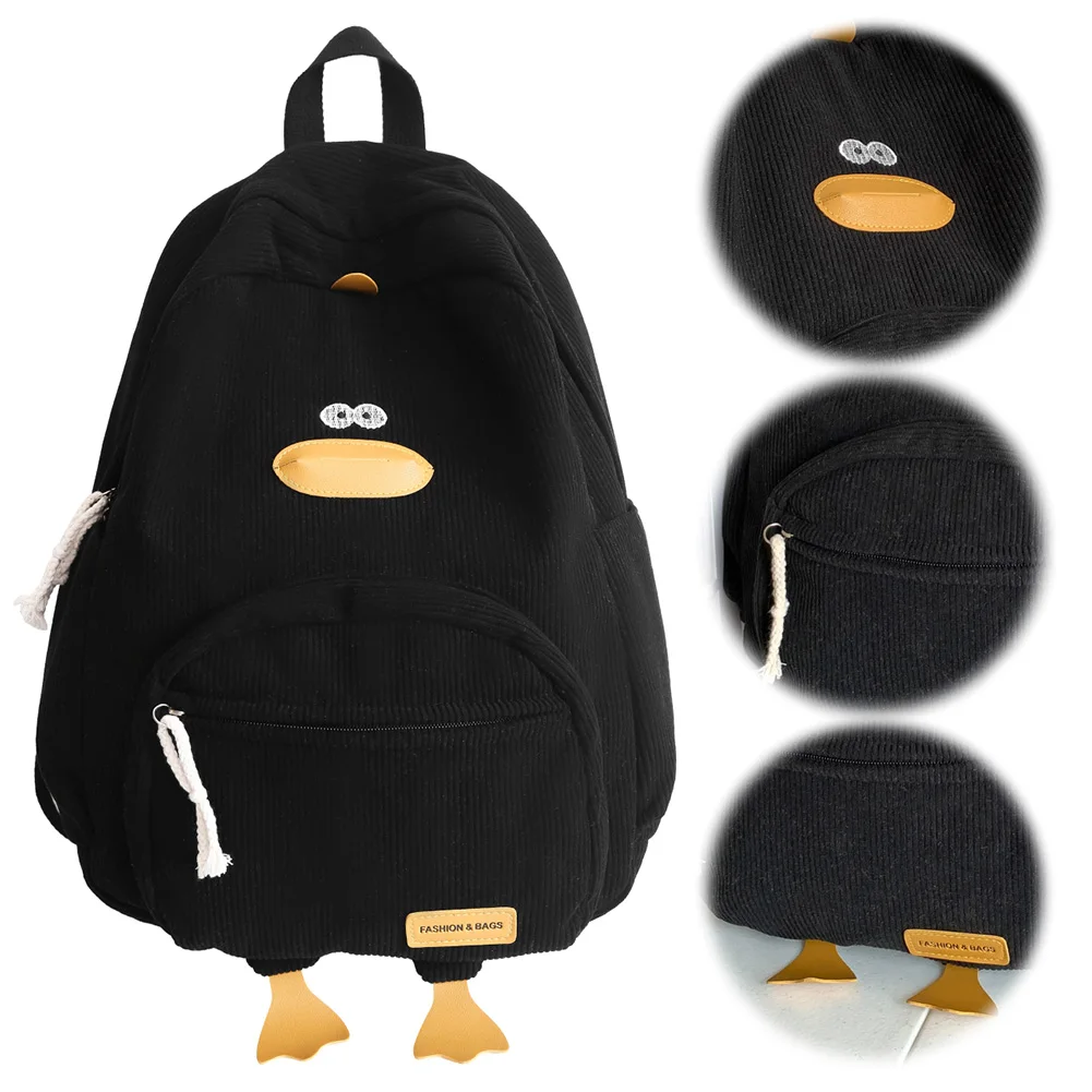 Школьный рюкзак с героями мультфильмов для мальчиков и девочек, вельветовый рюкзак с уткой, большой вместительный рюкзак Kawaii для ноутбука, рюкзак с регулируемым ремешком
Школьный рюкзак с героями мультфильмов для мальчиков и девочек, вельветовый рюкзак с уткой, большой вместительный рюкзак Kawaii для ноутбука, рюкзак с регулируемым ремешком