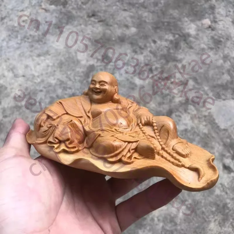 Hand-Carved Oriental Cypress Wood Sculpture - Lucky Maitreya Buddha Figurine, Artistic Home & Car Decoration,
Hand-Carved Oriental Cypress Wood Sculpture - Lucky Maitreya Buddha Figurine, Artistic Home & Car Decoration,