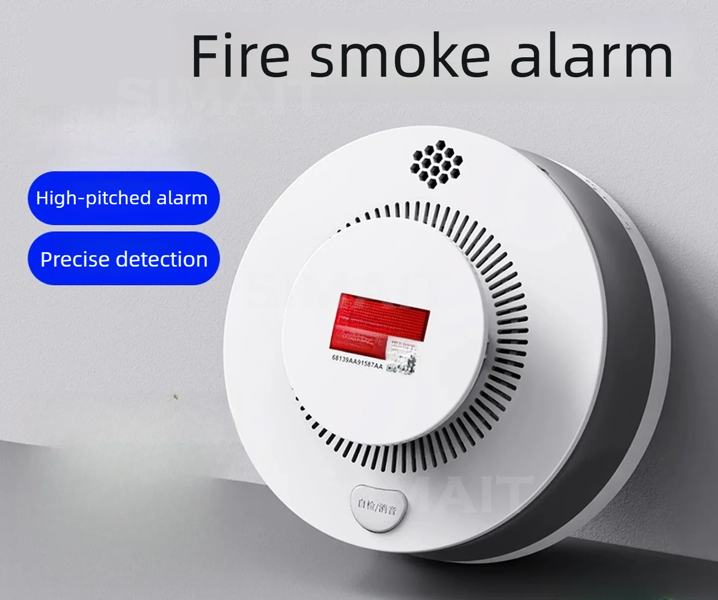 Smart Smoke Detector Independent Fire Alarm Sensor Household Smoke Alert Detector
Smart Smoke Detector Independent Fire Alarm Sensor Household Smoke Alert Detector