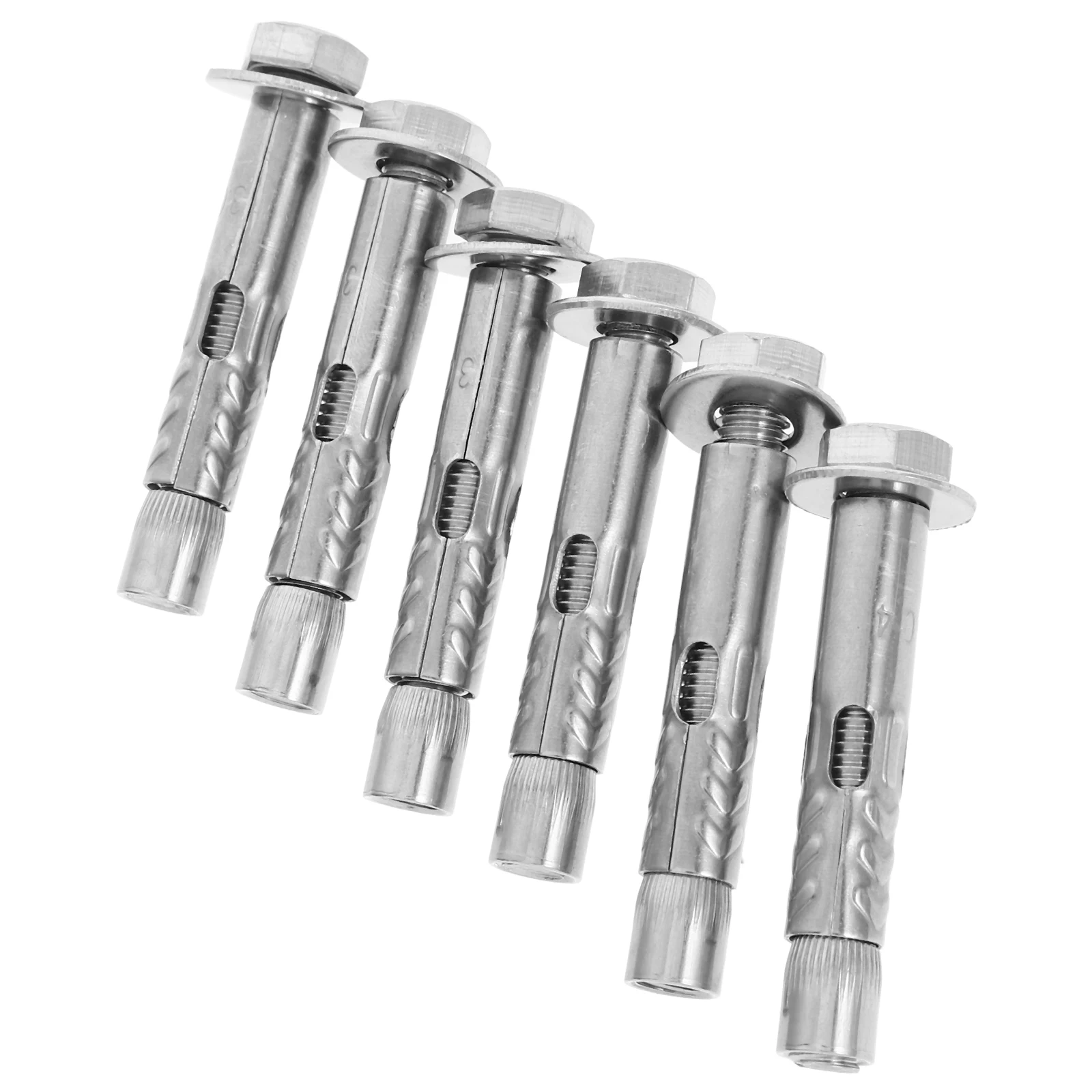 6pcs Heavy Duty External Nut Anchors Fixing Expansion Expansion Screw Bolts Heavy Duty Anchor Bolts Sturdy M8X60
6pcs Heavy Duty External Nut Anchors Fixing Expansion Expansion Screw Bolts Heavy Duty Anchor Bolts Sturdy M8X60