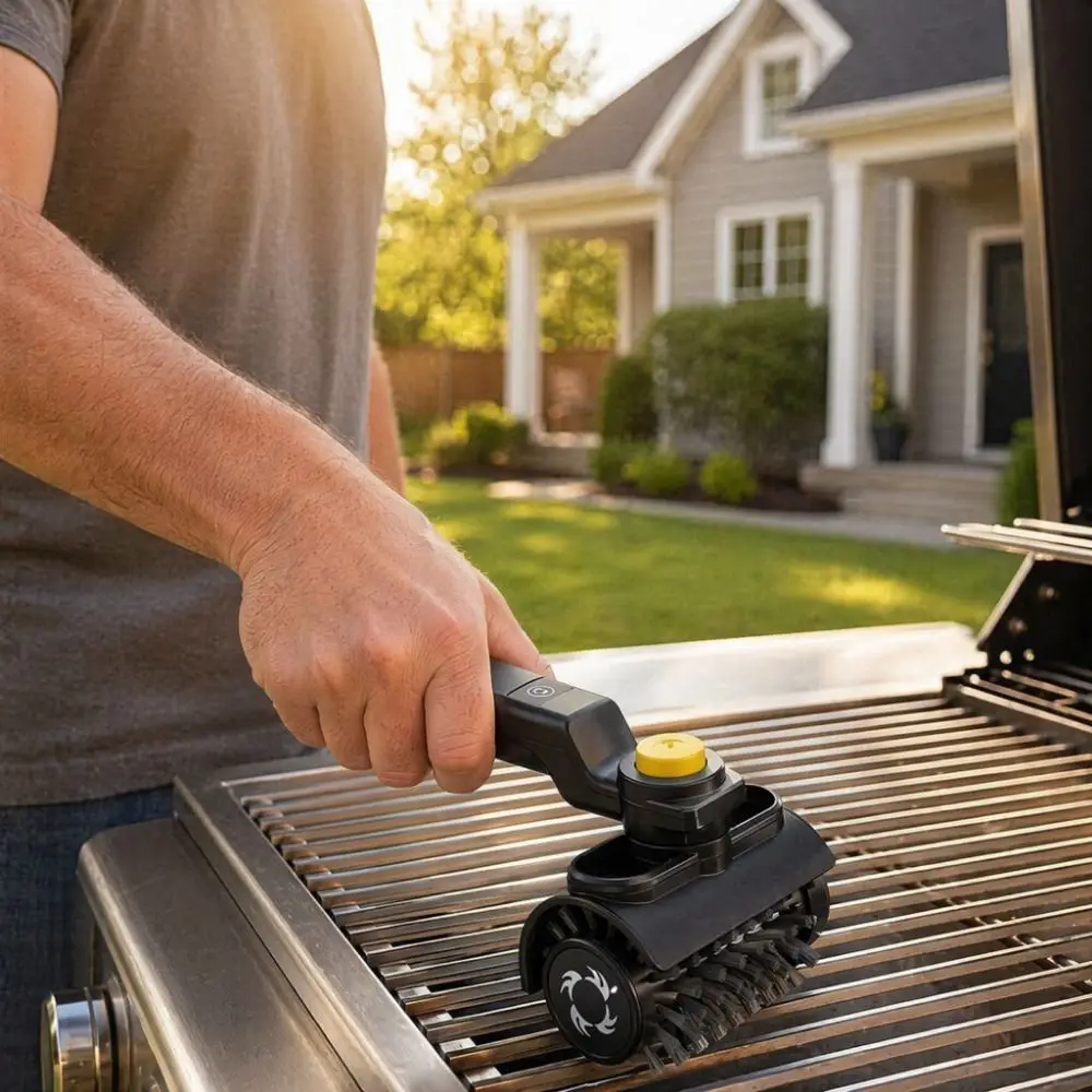 Portable Electric Grill Cleaning Brush Handheld High Speed Wireless Electric Barbecue Brush Rechargeable 3 Replacement Head
Portable Electric Grill Cleaning Brush Handheld High Speed Wireless Electric Barbecue Brush Rechargeable 3 Replacement Head