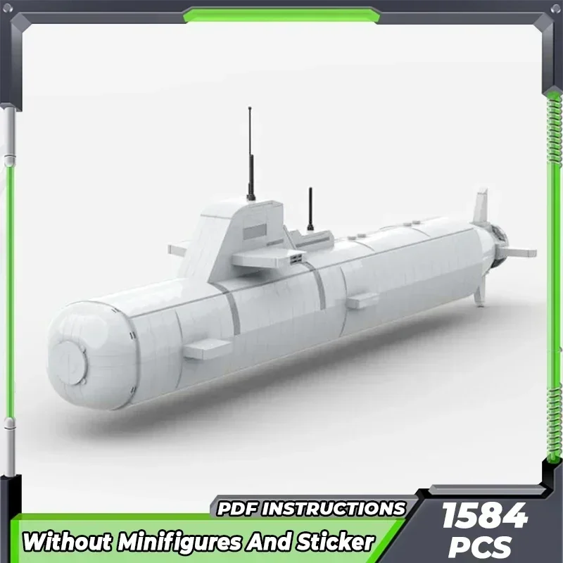 Moc Building Bricks Military Model Trident Submarine Technology Modular Blocks Holiday Gifts Toys For Children DIY Sets Assembly
Moc Building Bricks Military Model Trident Submarine Technology Modular Blocks Holiday Gifts Toys For Children DIY Sets Assembly