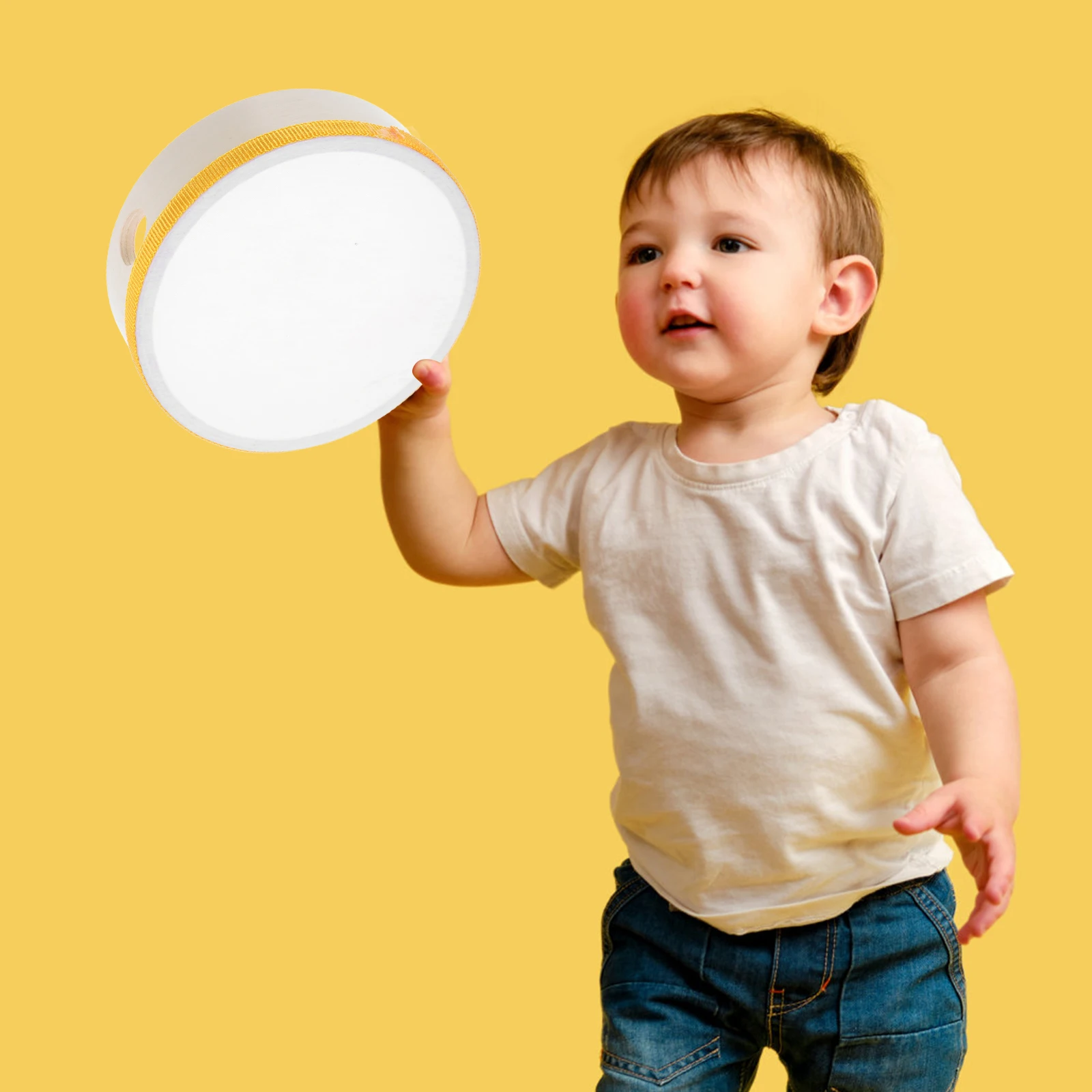 H Yellow Kids Birthday Party Favor Percussion Instrument Tambourine Toy H Held Tambourine School Musical Play 
H Yellow Kids Birthday Party Favor Percussion Instrument Tambourine Toy H Held Tambourine School Musical Play