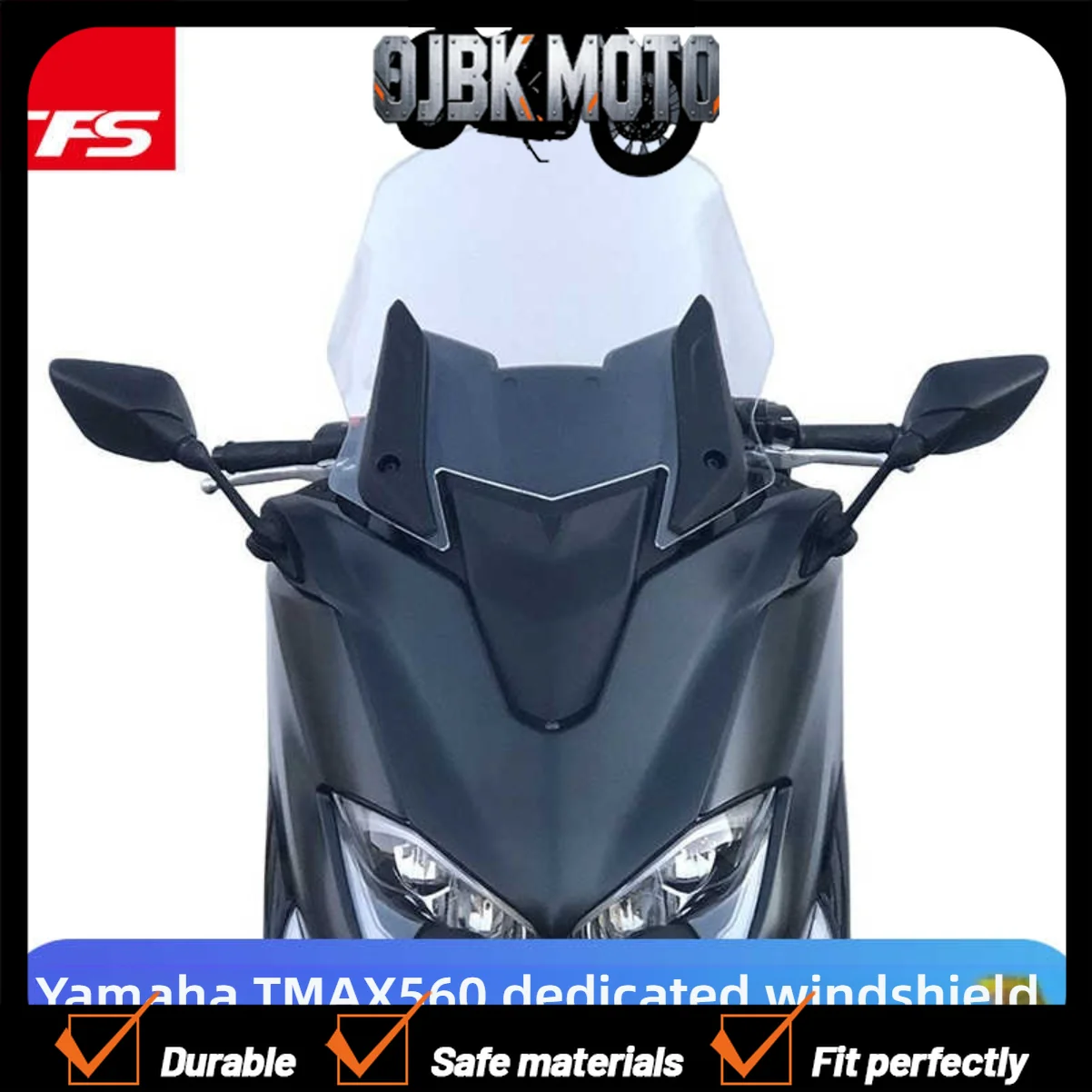 【Perfect fit】For Yamaha TMAX560 TMAX530DX/SX modified front windshield with high windshield inlet glass
【Perfect fit】For Yamaha TMAX560 TMAX530DX/SX modified front windshield with high windshield inlet glass