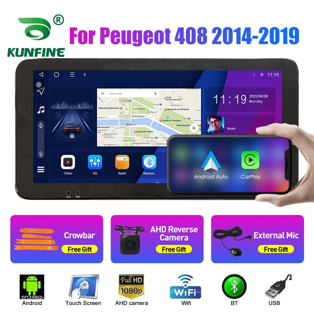 10,33-дюймовый автомобильный радиоприемник для Peugeot 408 2014-2017 2Din Android, восьмиядерный автомобильный стерео DVD, GPS-навигатор, плеер QLED, экран Carplay
10,33-дюймовый автомобильный радиоприемник для Peugeot 408 2014-2017 2Din Android, восьмиядерный автомобильный стерео DVD, GPS-навигатор, плеер QLED, экран Carplay