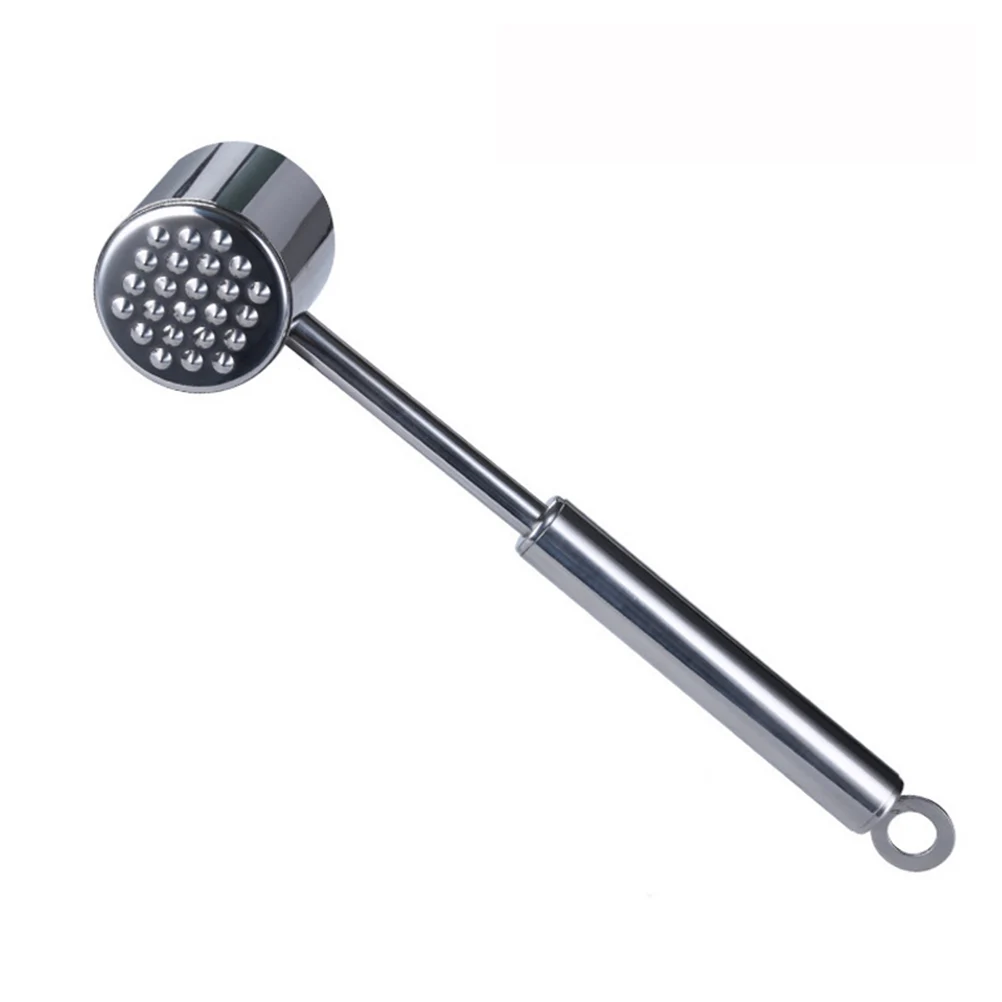 Stainless Steel Meat Tenderiser Hammer Kitchen Tool Double Sided Flat and Spiked Face Comfortable Handle for Home Use
Stainless Steel Meat Tenderiser Hammer Kitchen Tool Double Sided Flat and Spiked Face Comfortable Handle for Home Use