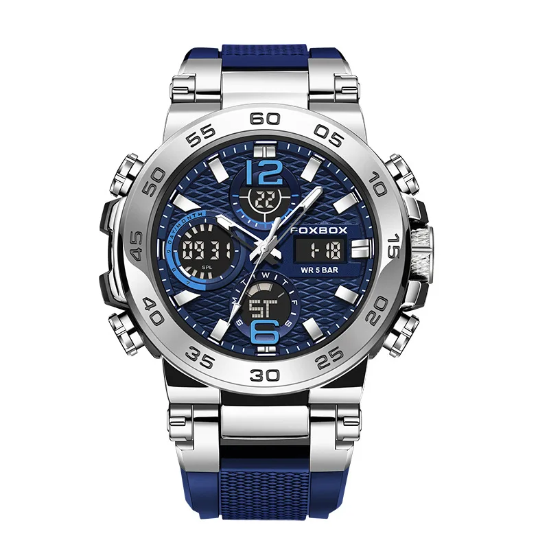 Electronic Sports Watch Men's Multi-Functional Double Display Fashion Casual Watch Student Good-looking Watch
Electronic Sports Watch Men's Multi-Functional Double Display Fashion Casual Watch Student Good-looking Watch