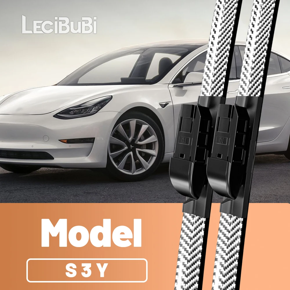 2pcs Front Windshield Windscreen Wiper Blades Carbon Fibre Wipers For Tesla Model S 3 Y 2012-2023 2013 2017 2018 2019 2020 2021
2pcs Front Windshield Windscreen Wiper Blades Carbon Fibre Wipers For Tesla Model S 3 Y 2012-2023 2013 2017 2018 2019 2020 2021