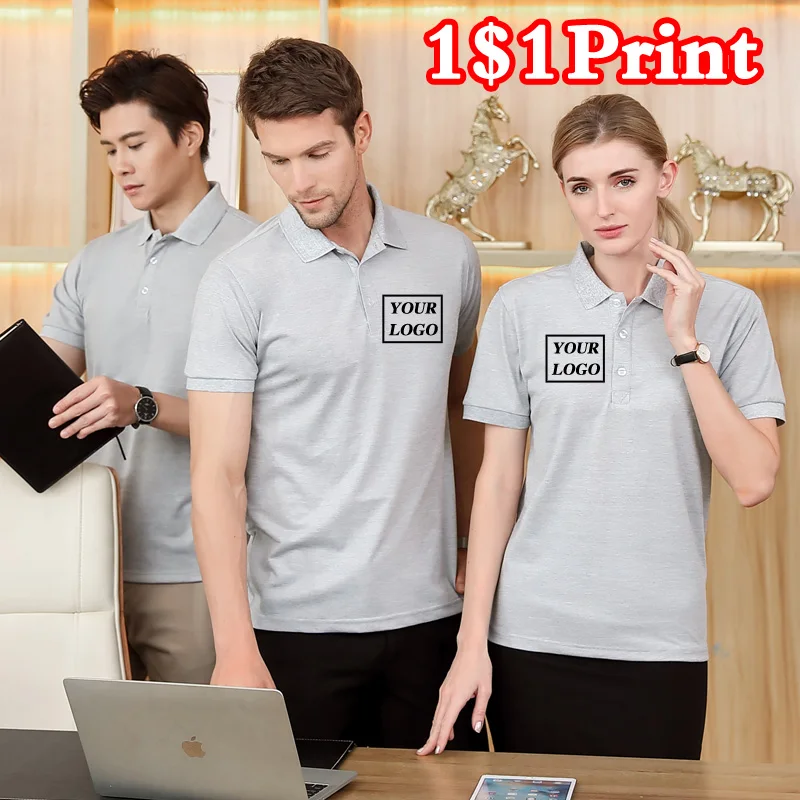 Polo Shirt Custom Summer Embroidery Printed Design Logo Photo Men And Women Breathable Tops
Polo Shirt Custom Summer Embroidery Printed Design Logo Photo Men And Women Breathable Tops