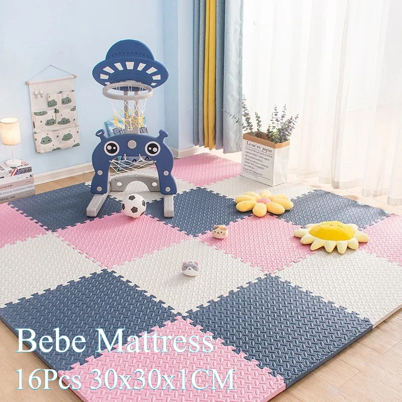 NEW 16Pcs 30x30x1CM Baby Puzzle Interlocking Exercise Mat EVA Foam Baby Blanket Four Seasons Kids Carpet Play Mat for Children
NEW 16Pcs 30x30x1CM Baby Puzzle Interlocking Exercise Mat EVA Foam Baby Blanket Four Seasons Kids Carpet Play Mat for Children