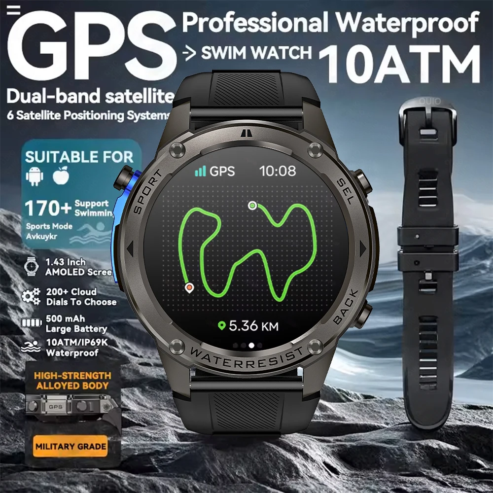 2025 For HUAWEI New Military Smart Watch Built-in GPS Compass Altimeter 10ATM Waterproof Sport Smartwatch Men Support Voice Call
2025 For HUAWEI New Military Smart Watch Built-in GPS Compass Altimeter 10ATM Waterproof Sport Smartwatch Men Support Voice Call