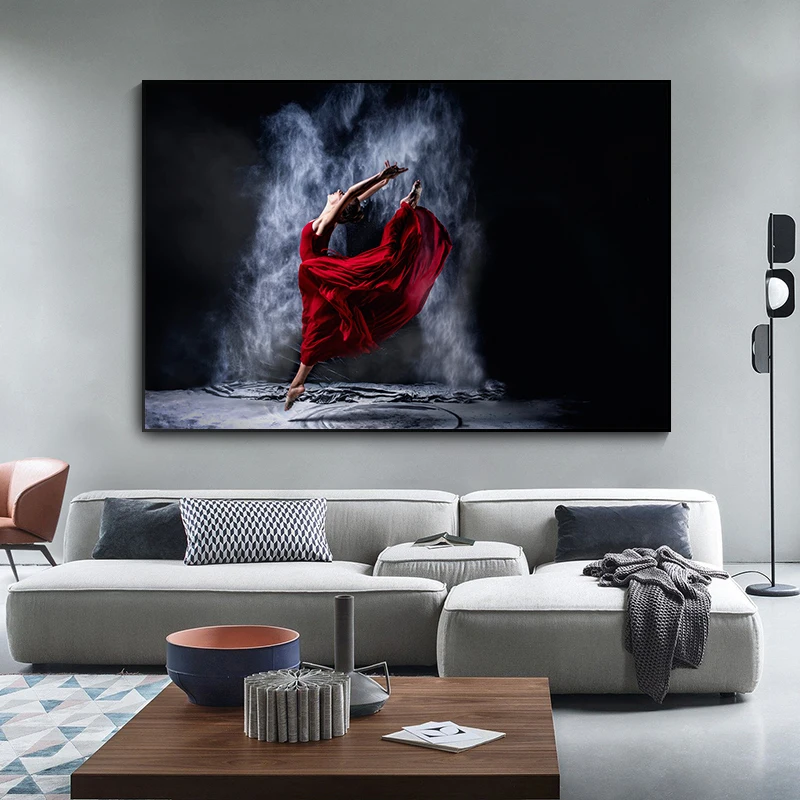 Red Dress Woman Dancing Black Posters Portrait Girl Art Prints Canvas Painting for Modern Living Room Home Wall Decor Pictures
Red Dress Woman Dancing Black Posters Portrait Girl Art Prints Canvas Painting for Modern Living Room Home Wall Decor Pictures