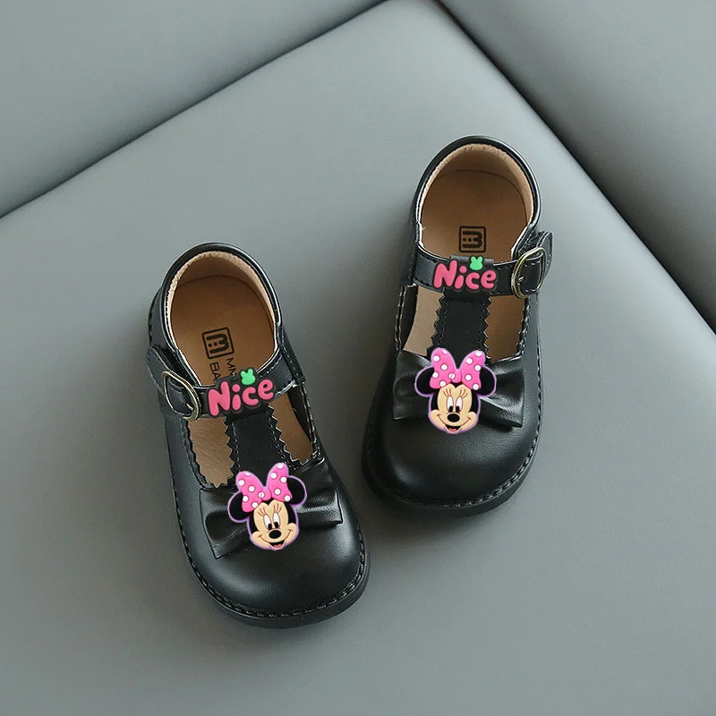 Disney Mickey Mouse Spring Summer New Childres Leather Shoes Soft Bottom Bow Girls Princess Sandals Fashion Girls first walkers
Disney Mickey Mouse Spring Summer New Childres Leather Shoes Soft Bottom Bow Girls Princess Sandals Fashion Girls first walkers