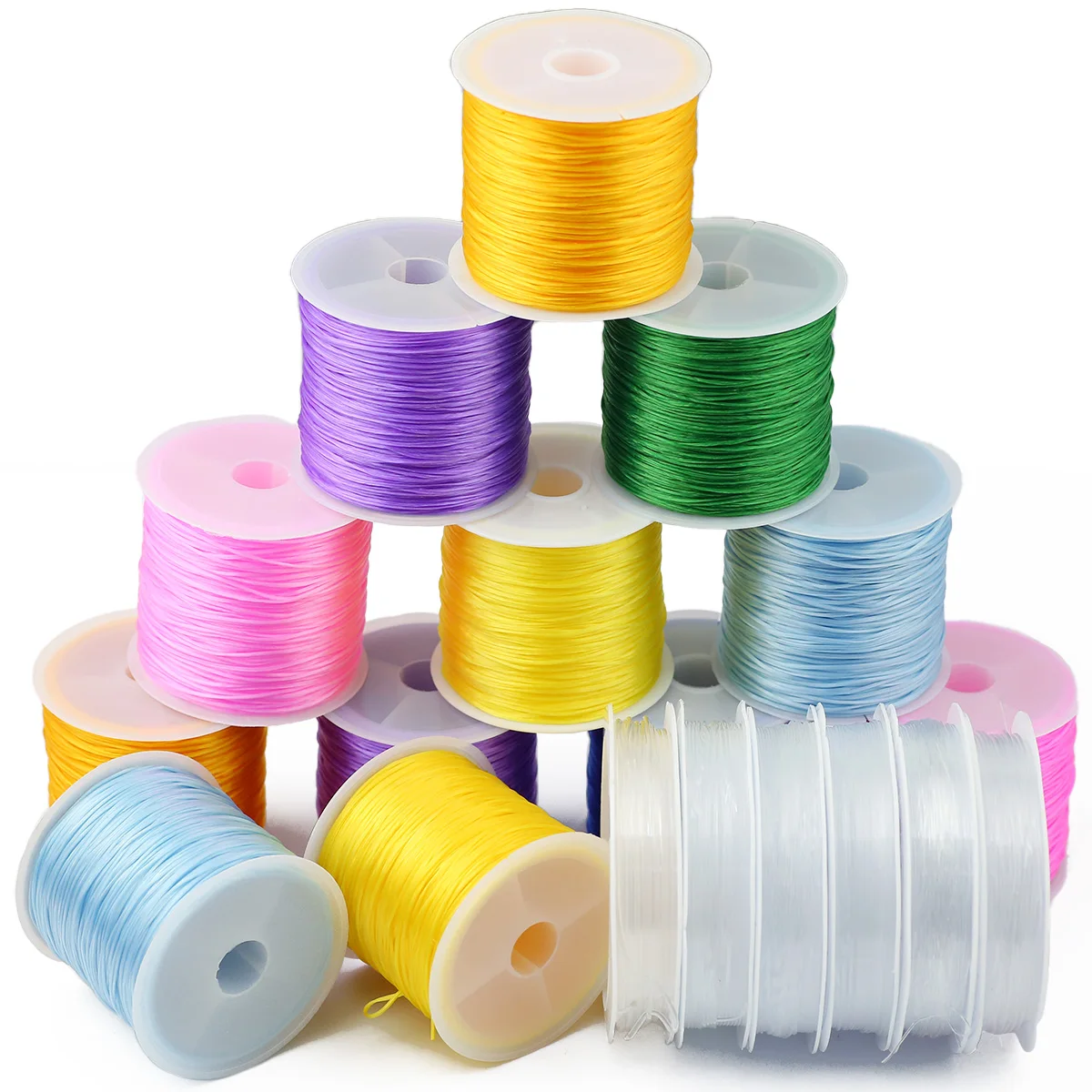 1/2Roll Strong Elastic Crystal Beading Cord 0.4-1.2mm for Bracelets Stretch Thread String Necklace DIY Jewelry Making Cords Line
1/2Roll Strong Elastic Crystal Beading Cord 0.4-1.2mm for Bracelets Stretch Thread String Necklace DIY Jewelry Making Cords Line