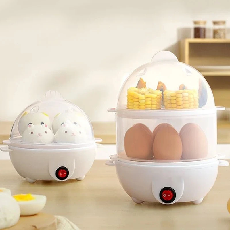 Multifunctional Egg Boiler Electric Egg Steamer Cooking Breakfast Machine Double Layers Egg Cooker Mini Steamer Poacher Kitchen
Multifunctional Egg Boiler Electric Egg Steamer Cooking Breakfast Machine Double Layers Egg Cooker Mini Steamer Poacher Kitchen