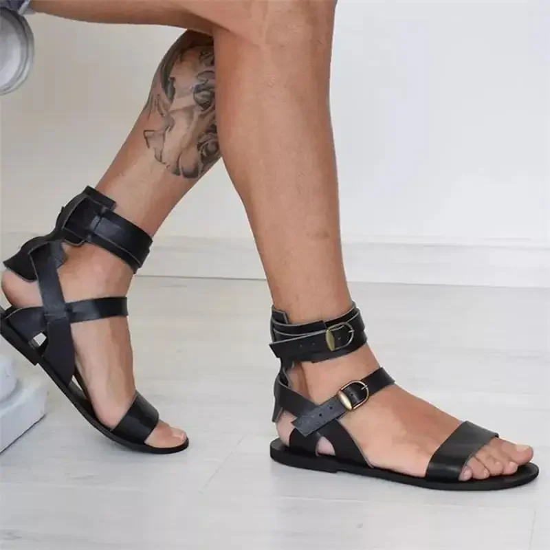 Sandals Men Shoes PU Solid Color Fashion Casual Street Beach Personality Refreshing Simple Belt Buckle Comfortable Sandals CP004
Sandals Men Shoes PU Solid Color Fashion Casual Street Beach Personality Refreshing Simple Belt Buckle Comfortable Sandals CP004