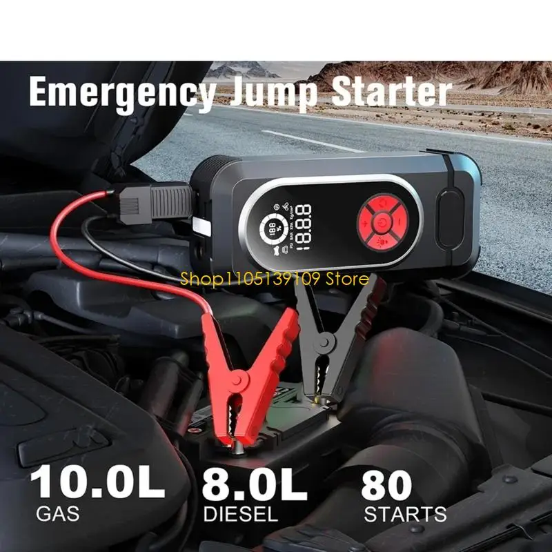 150PSI Portable Air Compressor Vehicle Motorcycle Tire Inflator Digital Display Pressure Gauge Detect with LED Lamp
150PSI Portable Air Compressor Vehicle Motorcycle Tire Inflator Digital Display Pressure Gauge Detect with LED Lamp