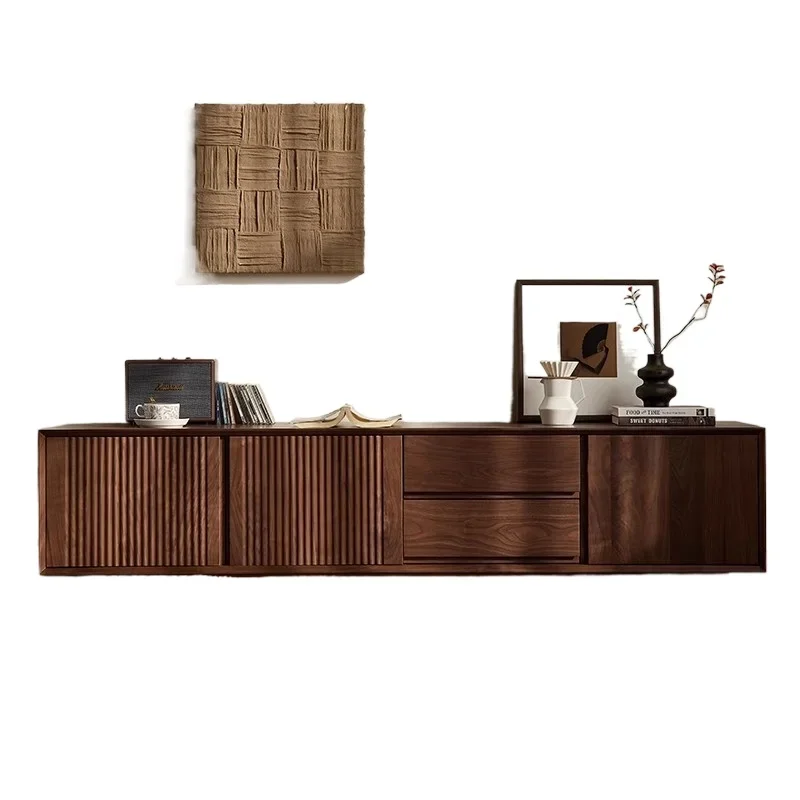 North American black walnut TV cabinet Nordic simple all-solid wood household cherry wood locker
North American black walnut TV cabinet Nordic simple all-solid wood household cherry wood locker