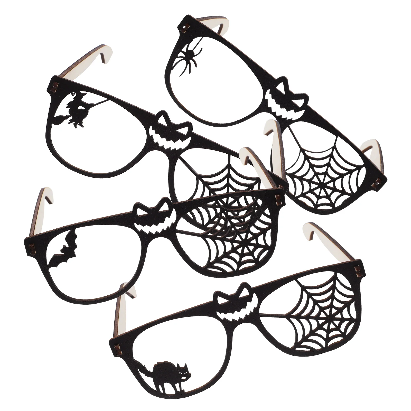 4 Pcs Halloween Glasses Funny Eyeglasses Party Supplies Cosplay Props Themed Eyewear Costume Accessories Decor Spider Bat Black 
4 Pcs Halloween Glasses Funny Eyeglasses Party Supplies Cosplay Props Themed Eyewear Costume Accessories Decor Spider Bat Black