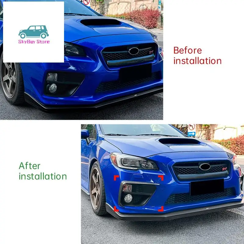 Car Front Bumper Splitter Spoiler Fog Lamp Spoiler Cover Trim For Subaru WRX STI VA 2014-2016
Car Front Bumper Splitter Spoiler Fog Lamp Spoiler Cover Trim For Subaru WRX STI VA 2014-2016