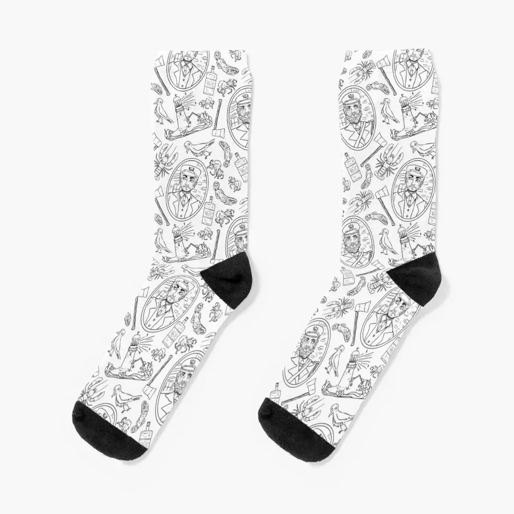 A24 The Lighthouse Pattern #3 Black and White Socks hiking with print cartoon Run Socks Male Women's
A24 The Lighthouse Pattern #3 Black and White Socks hiking with print cartoon Run Socks Male Women's