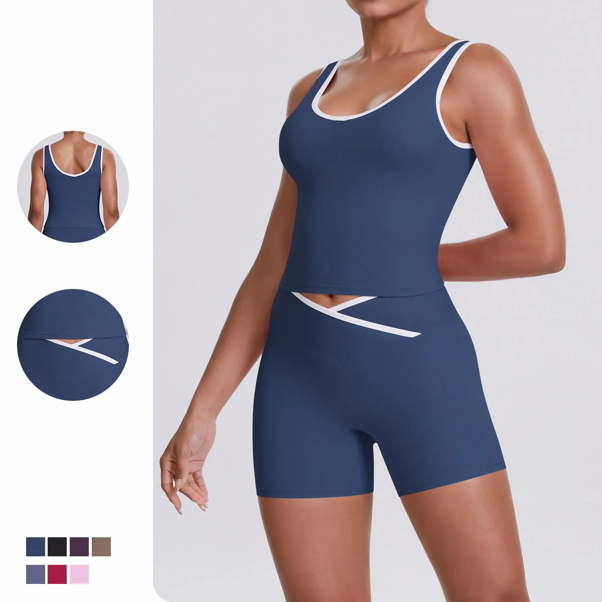 2PCS Women Yoga Sets Gym Clothes Athletic Wear Yoga Suits Fitness Sets Tracksuits Sports Top Outfits Workout Leggings Sportswear
2PCS Women Yoga Sets Gym Clothes Athletic Wear Yoga Suits Fitness Sets Tracksuits Sports Top Outfits Workout Leggings Sportswear