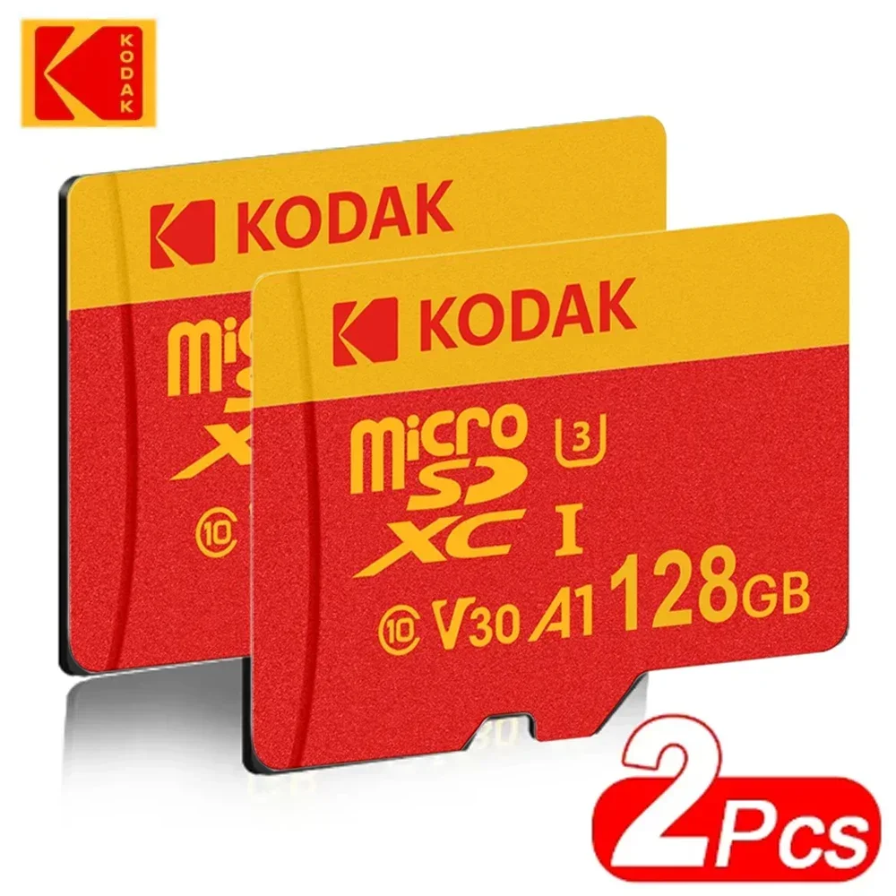 2Pcs KODAK MicroSD Card 32GB 64GB 128GB 256GB 512GB Memory Card C10 U3 with Adapter High Speed SD Cards for Laptop Desktop
2Pcs KODAK MicroSD Card 32GB 64GB 128GB 256GB 512GB Memory Card C10 U3 with Adapter High Speed SD Cards for Laptop Desktop