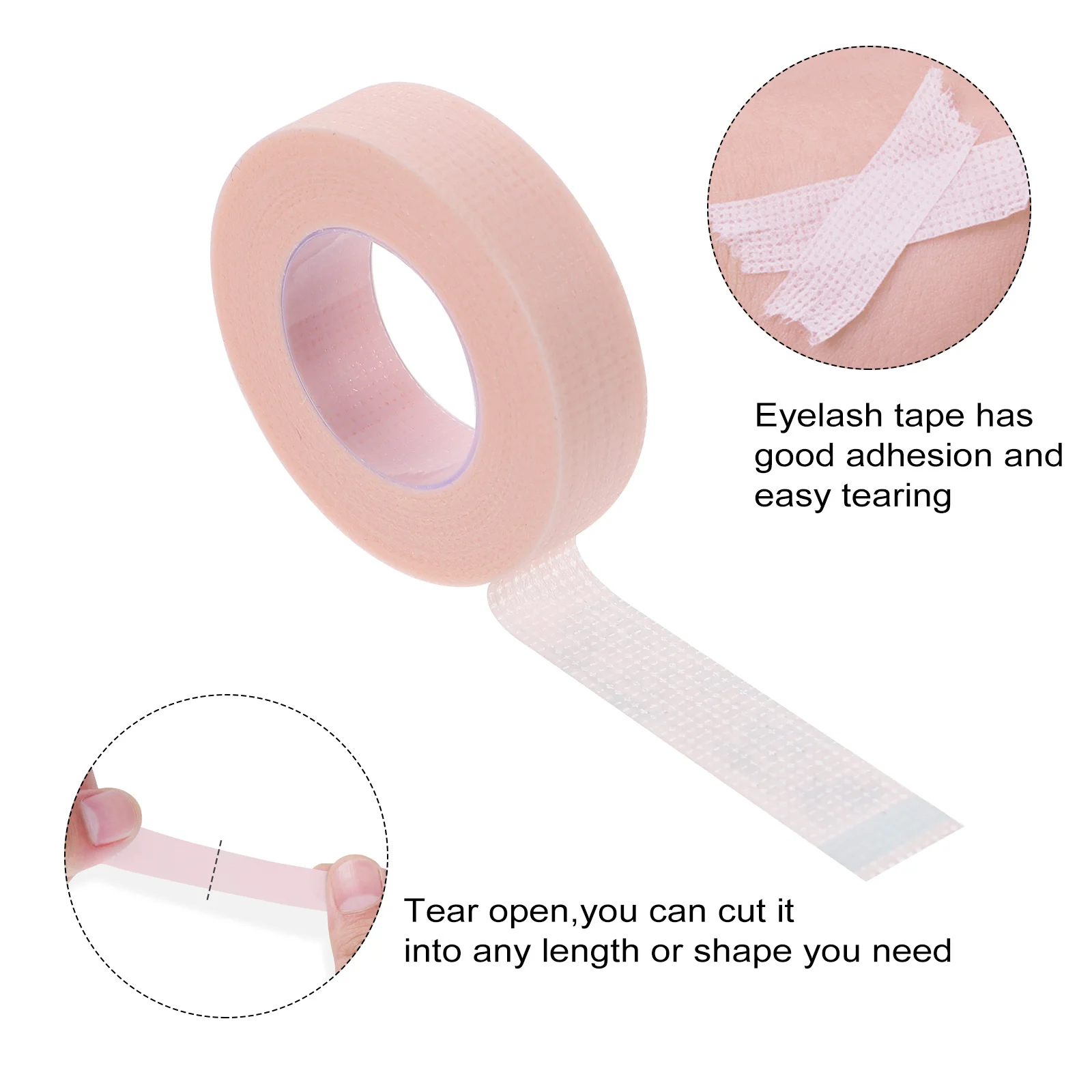 6 Rolls Eyelash Tapes Adhesive Fabric Tape for Lash Isolation Patches Extension Grafting Multi-Use Skin Protection Brow Shaping
6 Rolls Eyelash Tapes Adhesive Fabric Tape for Lash Isolation Patches Extension Grafting Multi-Use Skin Protection Brow Shaping