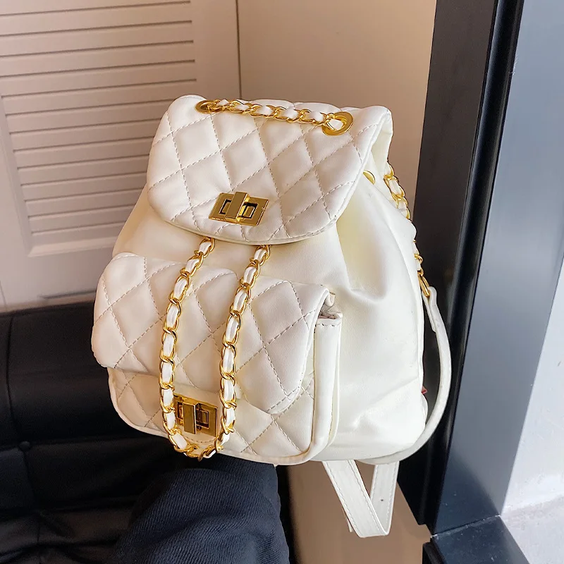 Autumn And Winter New Trendy Rhombus Versatile Solid Color Backpack Bag For Women Crossbody Large Capacity Student Business Bag
Autumn And Winter New Trendy Rhombus Versatile Solid Color Backpack Bag For Women Crossbody Large Capacity Student Business Bag