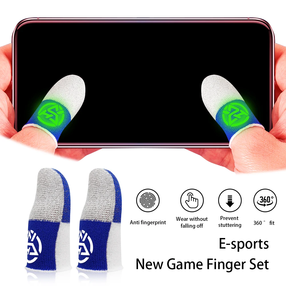 Splicing Gamers Gloves Breathable Anti Slip Fingertip Cover Sweatproof Sensitive Touch Screen Finger Sleeve for PUBG Phone Games
Splicing Gamers Gloves Breathable Anti Slip Fingertip Cover Sweatproof Sensitive Touch Screen Finger Sleeve for PUBG Phone Games
