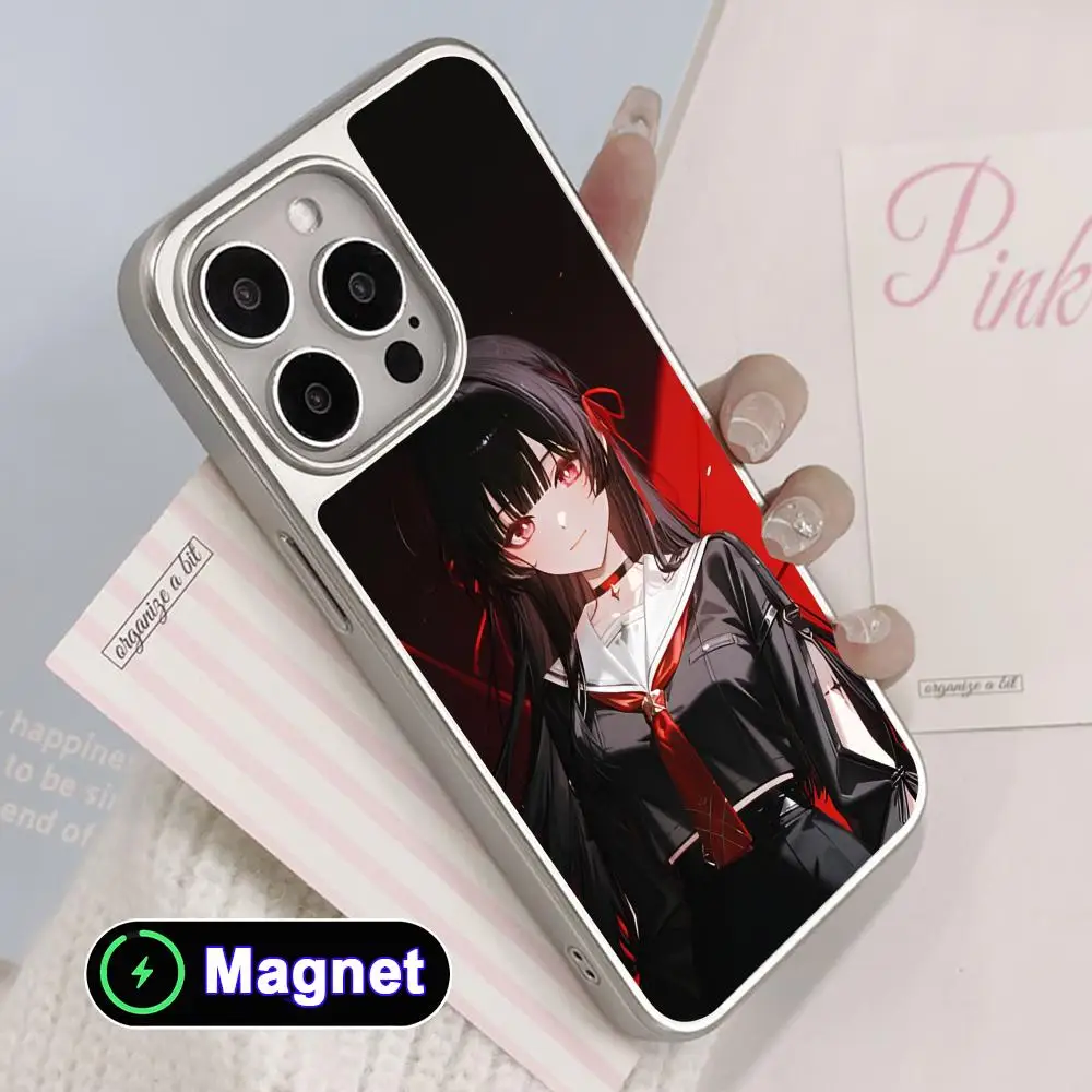 Wuthering Waves Chisa Phone Case for iPhone 17 16 15 14 13 12 11 Air Pro Max Plus Electroplated Silver Magsafe Cover
Wuthering Waves Chisa Phone Case for iPhone 17 16 15 14 13 12 11 Air Pro Max Plus Electroplated Silver Magsafe Cover