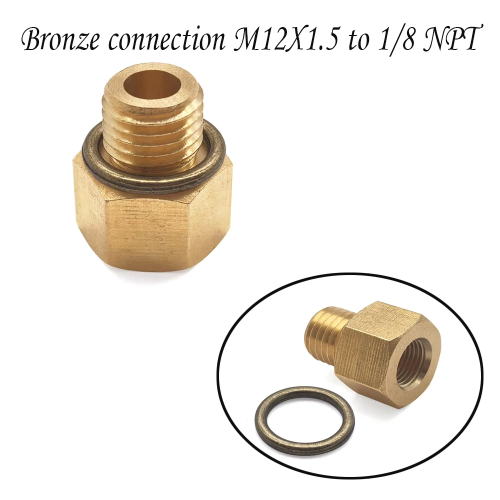 Brass M12X1.5 External to 1/8NPT Internal Thread Oil Pipe Adapter Durable Fitting
Brass M12X1.5 External to 1/8NPT Internal Thread Oil Pipe Adapter Durable Fitting