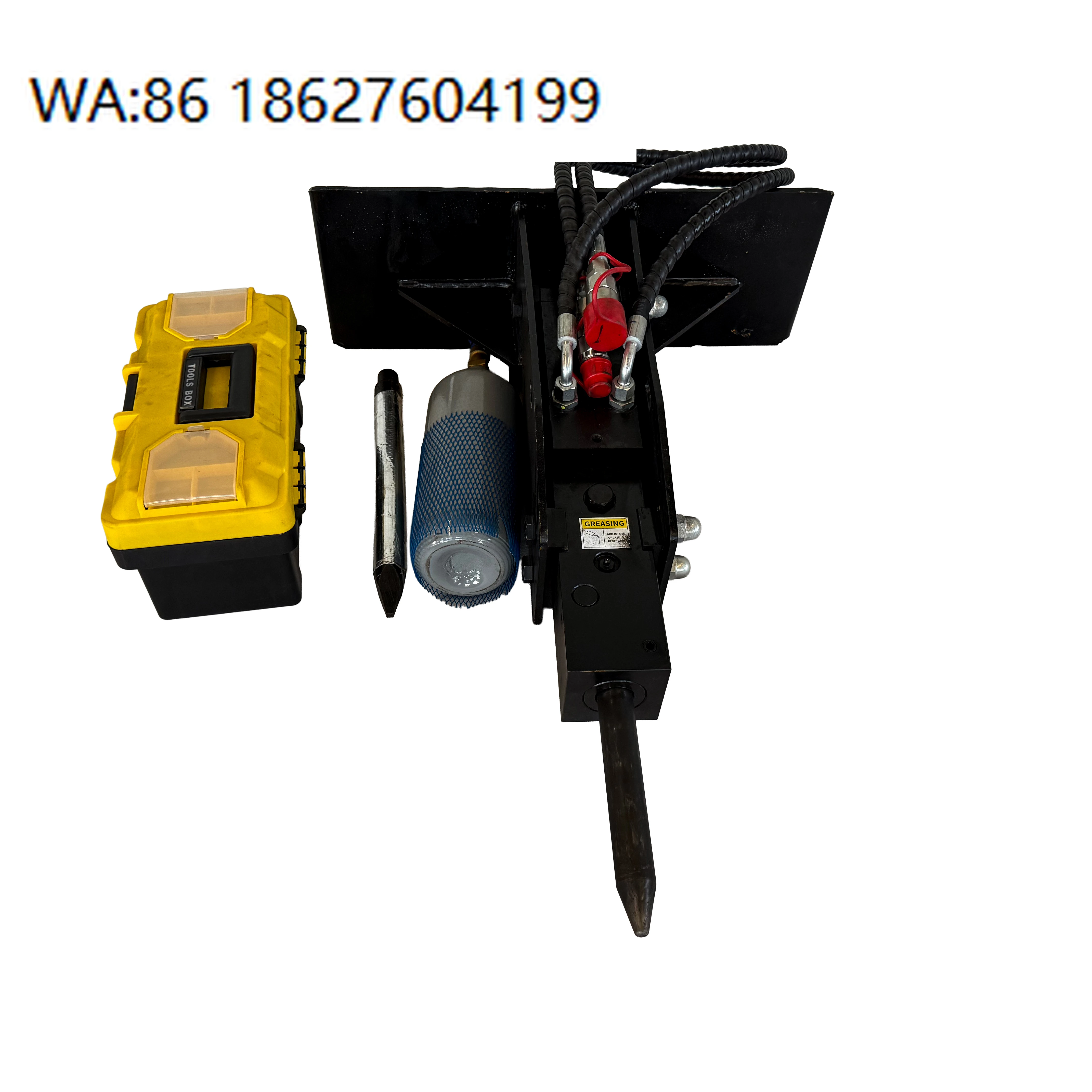 Hydraulic Breaker with Motor for Skid Steer Loaders Alloy Steel Mini Crushing Hammer
Hydraulic Breaker with Motor for Skid Steer Loaders Alloy Steel Mini Crushing Hammer