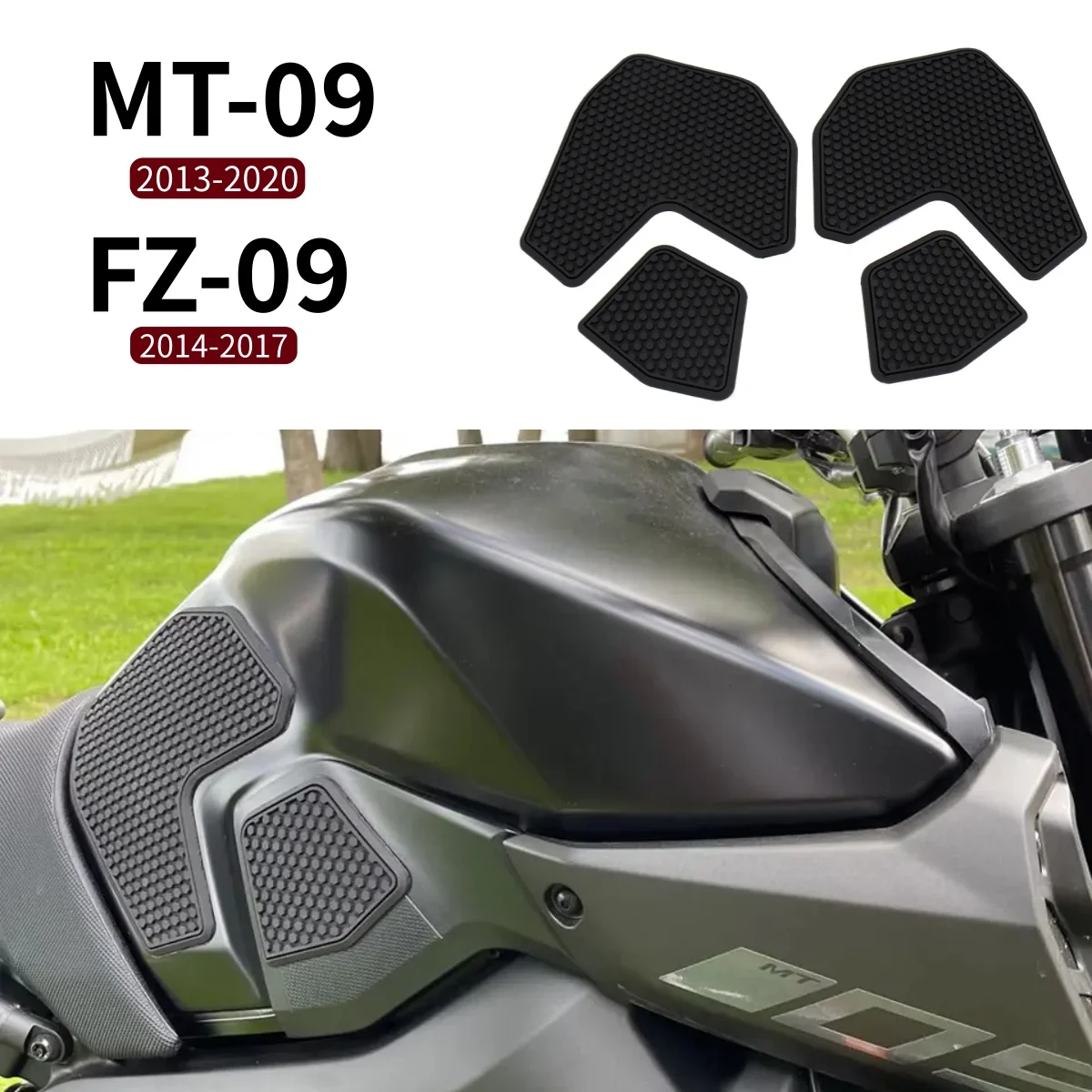 Для YAMAHA FZ-09 MT-09 2013-2020 мотоциклетная резиновая накладка на топливный бак, водостойкая боковая наклейка на бак, Нескользящая защитная наклейка для мотоцикла
Для YAMAHA FZ-09 MT-09 2013-2020 мотоциклетная резиновая накладка на топливный бак, водостойкая боковая наклейка на бак, Нескользящая защитная наклейка для мотоцикла