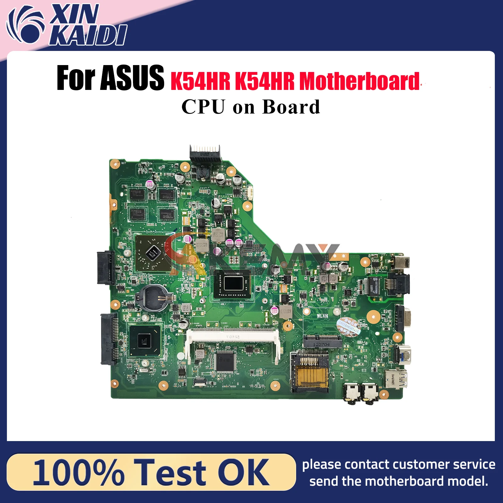 Материнская плата для ноутбука K54HR для ASUS K54H K54HR, материнская плата для ноутбука с процессором Celeron, 100% тестирование, ОК, быстрая доставка, высокое качество
Материнская плата для ноутбука K54HR для ASUS K54H K54HR, материнская плата для ноутбука с процессором Celeron, 100% тестирование, ОК, быстрая доставка, высокое качество