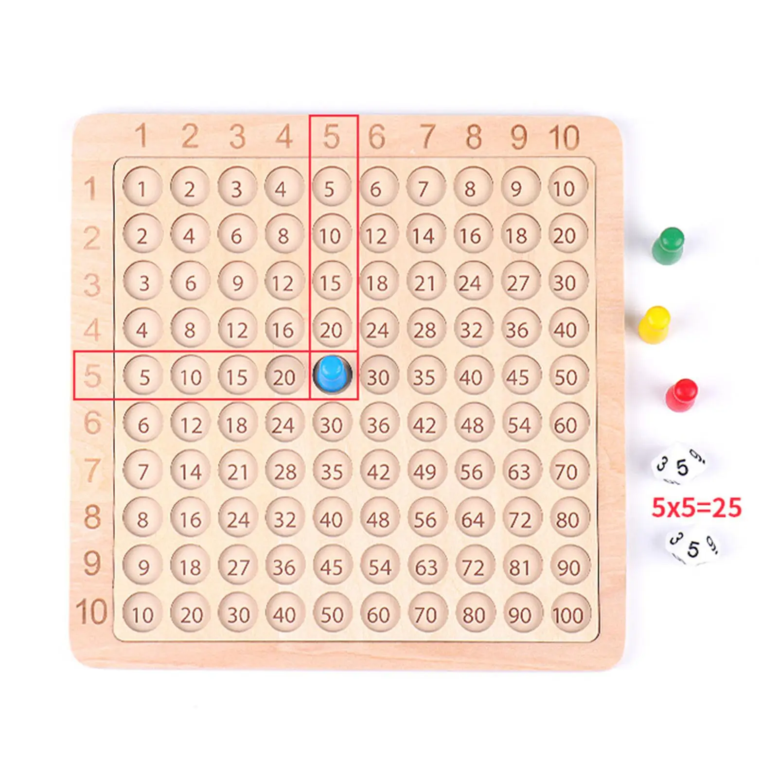 Montessori Math Multiplication Board Wooden Math Puzzle Game for Kids Classroom Learning Math Activity Toys
Montessori Math Multiplication Board Wooden Math Puzzle Game for Kids Classroom Learning Math Activity Toys