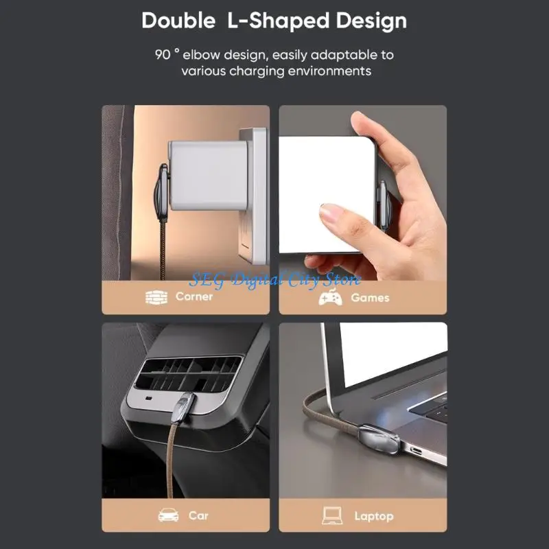 U75B Premium 240W L Styles Charging Cable USB C Charging Cord With Intelligent Protections Wide Compatibility For Digital
U75B Premium 240W L Styles Charging Cable USB C Charging Cord With Intelligent Protections Wide Compatibility For Digital