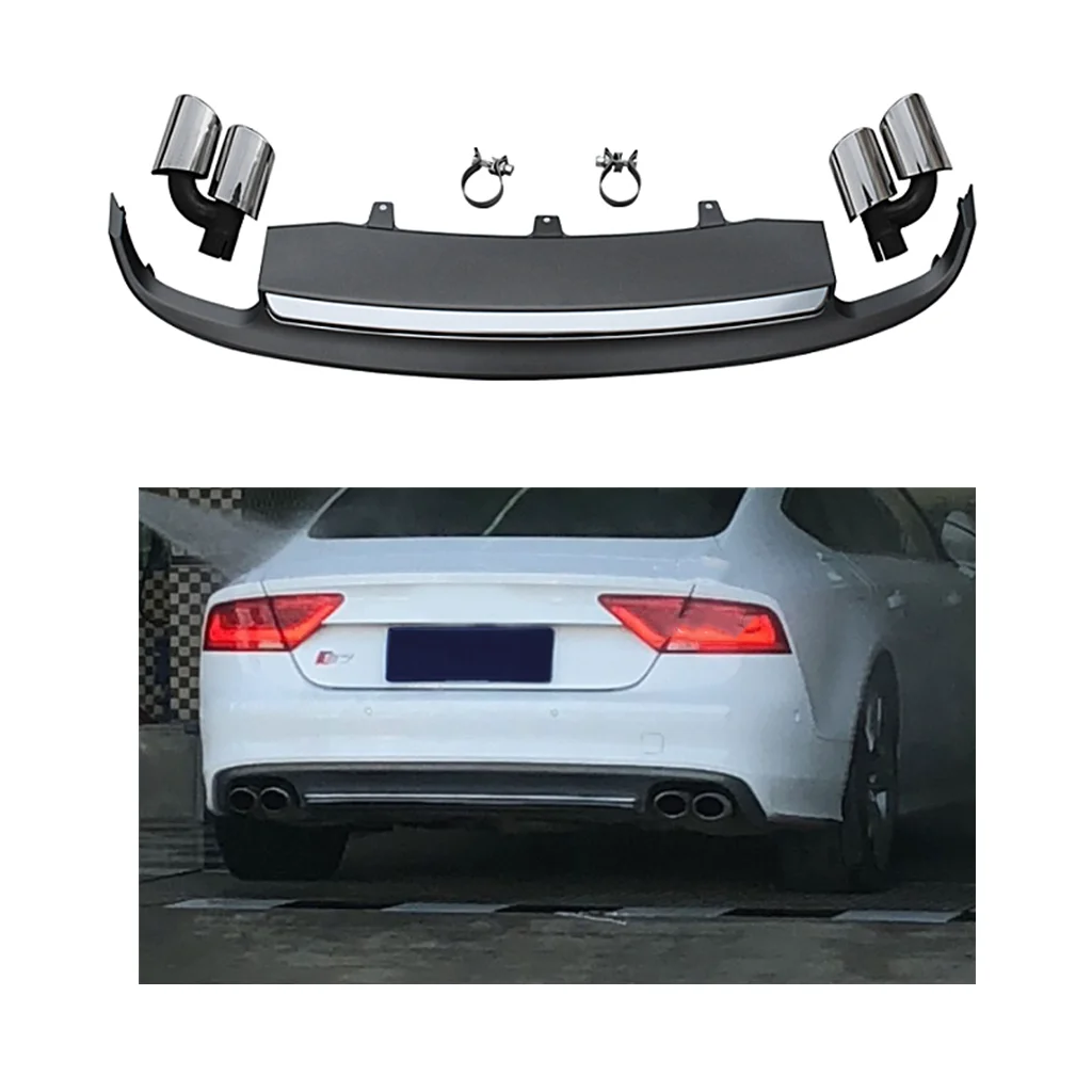 Fengshun Высококачественный задний диффузор для A7 2012-2018 Обновление автомобильных бамперов S7 Диффузор A7 Диффузор
Fengshun Высококачественный задний диффузор для A7 2012-2018 Обновление автомобильных бамперов S7 Диффузор A7 Диффузор